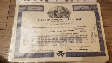 Massey Ferguson 25 udziałów z 1977