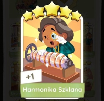 Harmonika szklana set 17 monopoly go