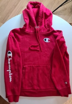 Champion bluza z kapturem XS czerwona męska hoodie