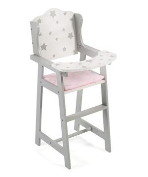 Drewniane krzesełko dla lalek Bayer Chic 2000 Star