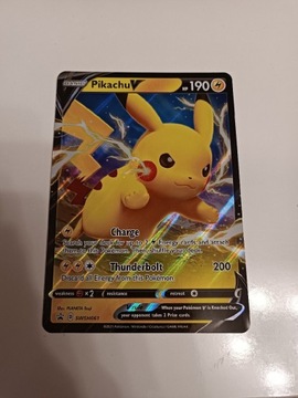 Pikachu V SWSH061 Oryginalna karta Pokémon 
