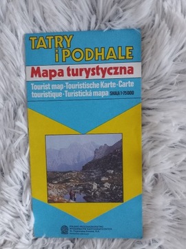 TATRY I PODHALE. MAPA TURYSTYCZNA 1991