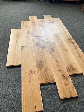 Podłoga Drewniana Dąb Deska Warstwowa 40m2 OUTLET