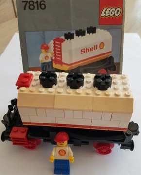 LEGO 7816 Pociąg Cysterna Train Shell Tanker Wagon