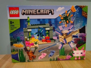 Lego 21180 minecraft walka ze strażnikami,guardian