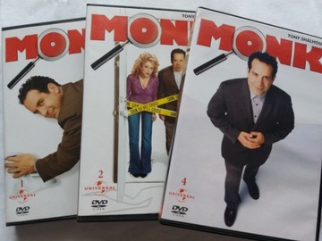 Trzy filmy serialu "Monk"