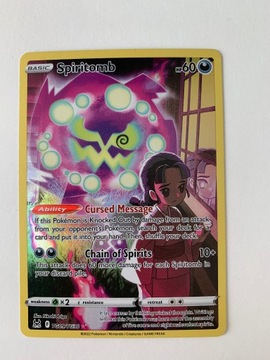 POKEMON KARTA LOST ORIGIN SPIRITOMB TG09/TG30