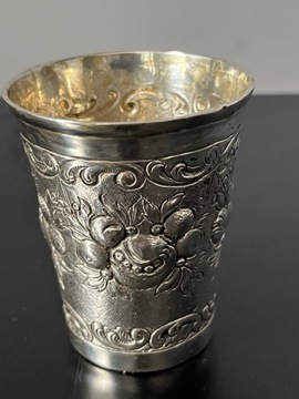 Kubek barokowy ze srebra, Królewiec, 18 wiek