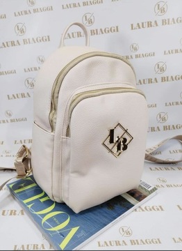 Plecak miejski LAURA BIAGGI light beige 