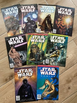 zestaw 9x STAR WARS Komiks 1-8/2010, 11/2010