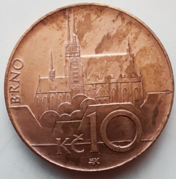 Czechy 10 koron 2017 