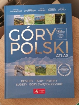 Książka Góry Polski atlas wydawnictwo Dragon