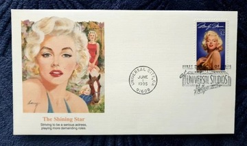 Marilyn Monroe - koperta, znaczek i datownik