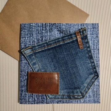 Kartka HandMade "Your Life, Your Jeans"