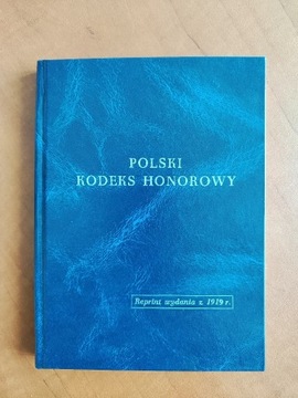 Polski Kodeks Honorowy 1919 rok