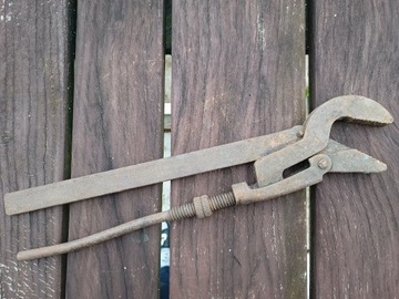 Duży stary uniwersalny klucz nastawny dł. 42cm