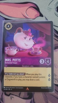 Disney Lorcana 4URS #052 Mrs. Potts - Enchanted Teapot
