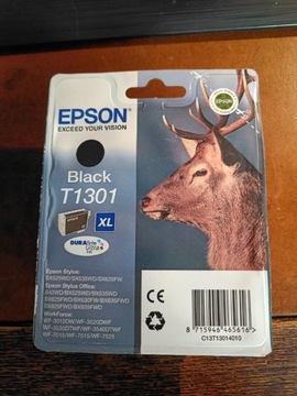 Oryginalny tusz Epson T1301 XL czarny