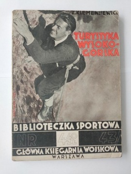 Klemensiewicz Turystyka wysokogórska 1937 org.okł.