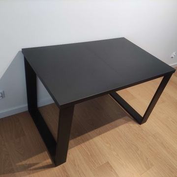 Stół rozsuwany - czarny 120 cm do 170 cm