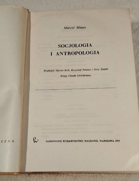 SOCJOLOGIA I ANTROPOLOGIA. Marcel Mauss