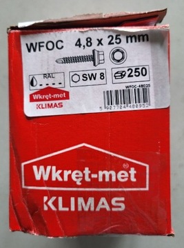 Wkręt farmerski ocynk 4,8 x 25 mm 223 sztuki