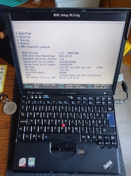 Laptop ThinkPad X61s - niekompletny