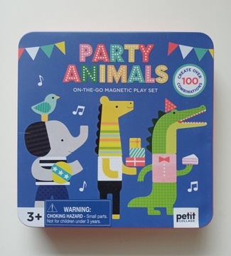 Magnetyczna układanka urodziny Party Animals