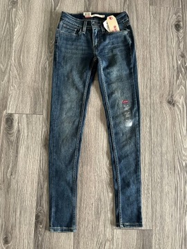 Spodnie jeans Levis 535 super Skinny W25 L30