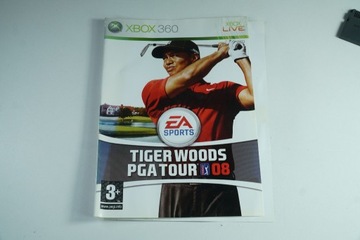 Okładka Tiger Woods pga tour 08 xbox 360 