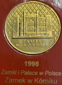 2zł,1998r,Zamek w Kórniku w kapslu (481)