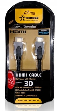 Kabel HDMI 4K Pentagram nowy