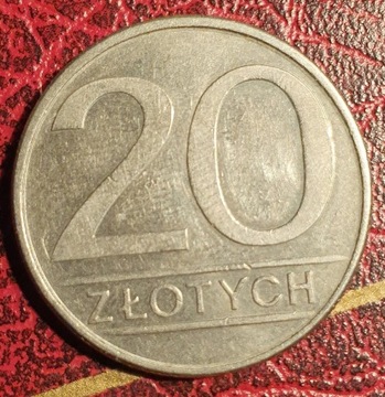 Moneta 20 zł z roku 1985