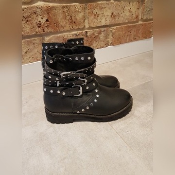 Buty skórzane Zara 34