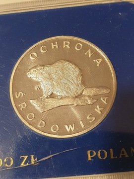 100 Zł - Ochrona Środowiska Bóbr - 1978 Rok - Ecc