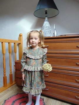 Sukienka dla dziewczynki bawełniana 