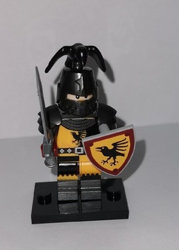 Klocki castle minifigurka rycerza kruk ala LEGO 