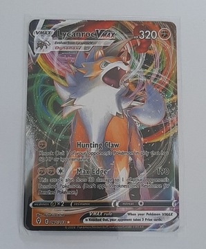 Karta Pokemon Lycanroc V Max 