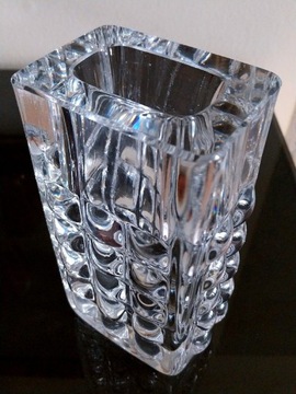 Tüselmann Wazon kryształowy optyczny bubble glass 