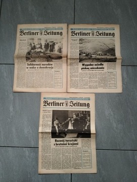 Berliner Zeitung , 3 numery