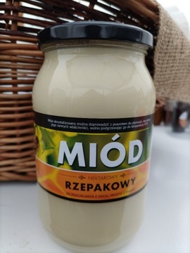 Miód Rzepakowy - 2023- 1,2kg