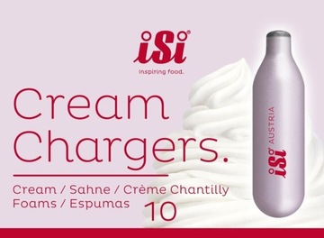 Naboje do bitej śmietany isi 10szt. Cream chargers