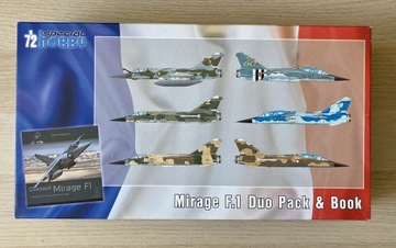 1:72 MIRAGE F1 - DUO PACK - 2 modele plus książka