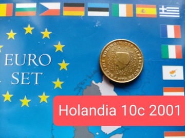 Holandia 10 cent 2001