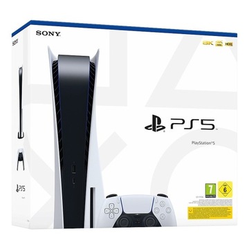 Nowy Sony PlayStation 5 Disc Edition 825GB CFI-1216A White