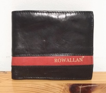 Nowy skórzany portfel Rowallan. 