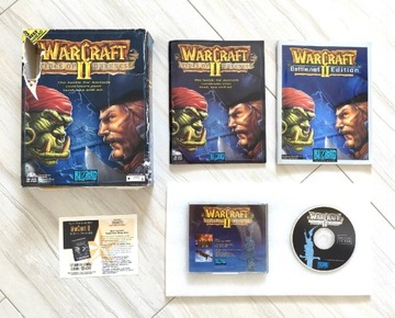 WARCRAFT 2 TIDES OF DARKNESS PREMIEROWY BIG BOX