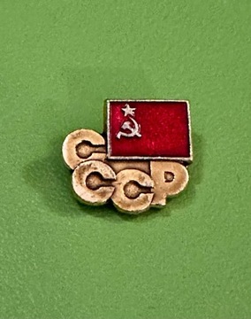 Odznaka przypinka CCCP ZSRR PRL lata 60 vintage