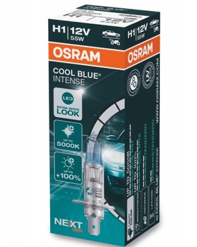 Zestaw 4x Żarówki H1 Osram Cool Blue Intense