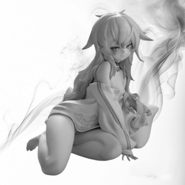 Figurka druk 3D żywica " Anime Girl " - 7 cm